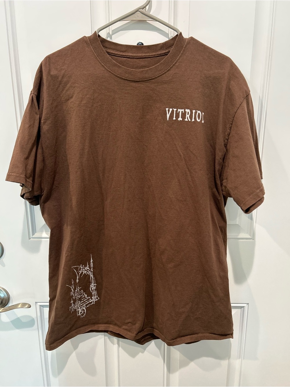 Brown Short-Sleeve Graphic Tee